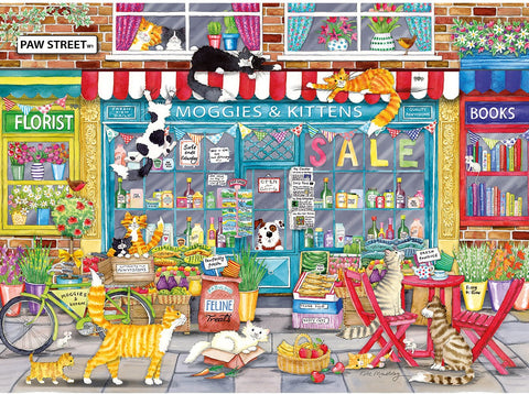 Artwork: Moggies & Kittens – 1000 Piece Jigsaw Puzzle (Gibsons)