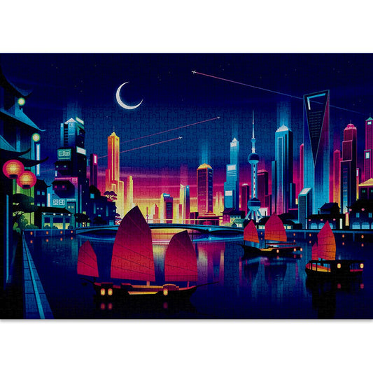 Cloudberries - Skyline - 1000 Piece Jigsaw Puzzle