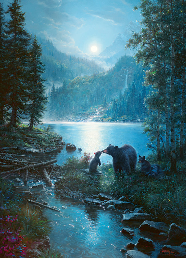 Artwork: Bear Night – 1000 Piece Jigsaw Puzzle (Cobble Hill)