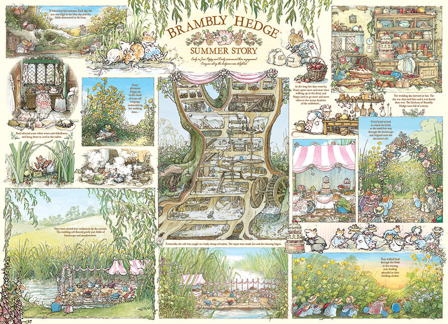 Artwork: Brambly Hedge Summer Story – 1000 Piece Jigsaw Puzzle (Cobble Hill)