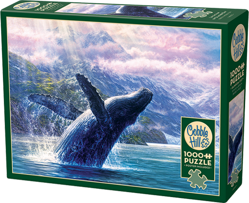 Leviathan of Glacier Bay – 1000 Piece Jigsaw Puzzle (Cobble Hill) - Completed Puzzle