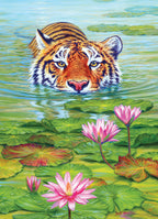 Artwork: Land of the Lotus – 1000 Piece Jigsaw Puzzle (Cobble Hill)