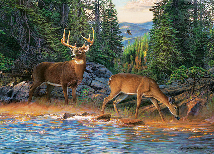 Artwork: The Rivers Edge – 1000 Piece Jigsaw Puzzle (Cobble Hill)