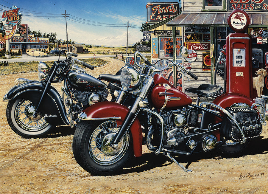 Artwork: Two for the Road – 1000 Piece Jigsaw Puzzle (Cobble Hill)