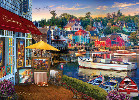 Artwork: Harbor Gallery – 1000 Piece Jigsaw Puzzle (Cobble Hill)