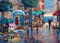 Artwork: Rainy Day Stroll – 1000 Piece Jigsaw Puzzle (Cobble Hill)