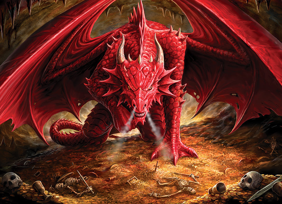 Artwork: Dragon's Lair – 1000 Piece Jigsaw Puzzle (Cobble Hill)