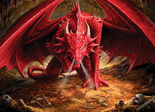 Dragon's Lair – 1000 Piece Jigsaw Puzzle (Cobble Hill)