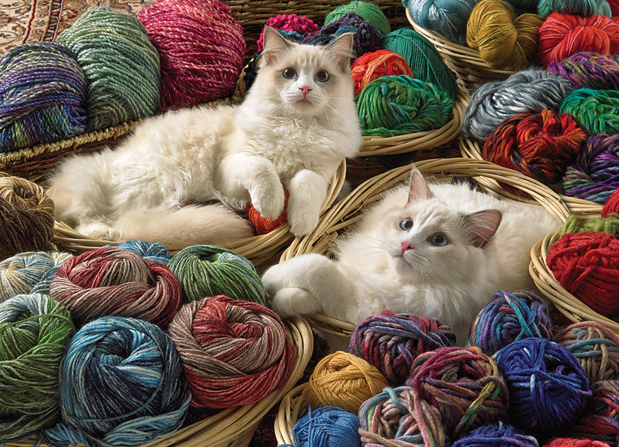 Artwork: Ragdolls – 1000 Piece Jigsaw Puzzle (Cobble Hill)