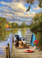 Artwork: Dog Day Afternoon – 1000 Piece Jigsaw Puzzle (Cobble Hill)