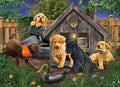 Artwork: In the Doghouse – 1000 Piece Jigsaw Puzzle (Cobble Hill)