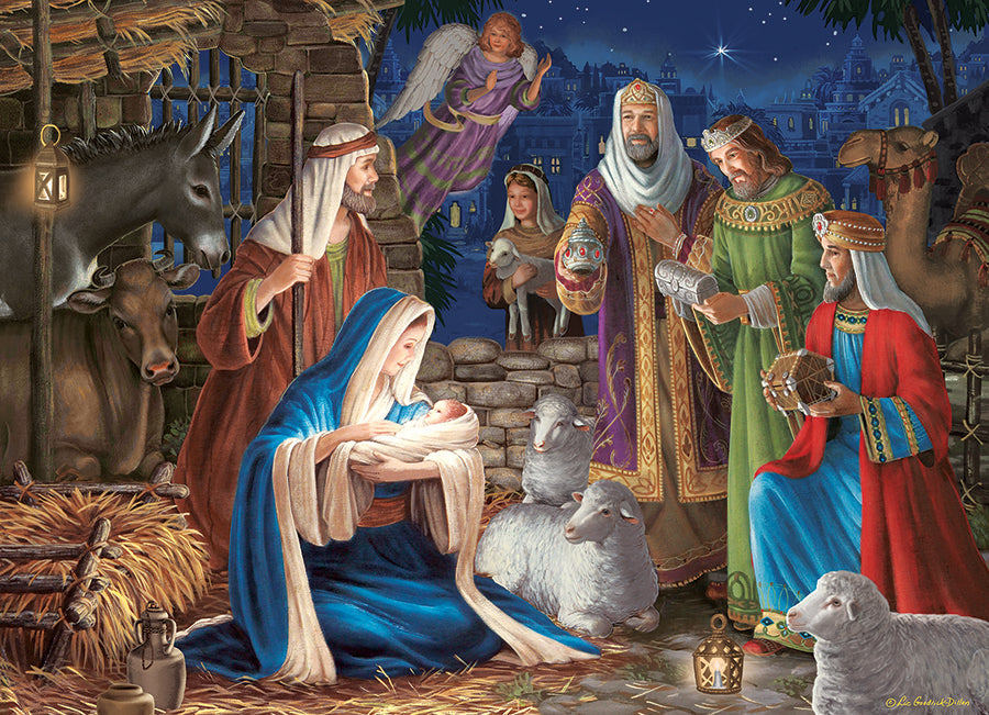 Artwork: Miracle in Bethlehem – 1000 Piece Jigsaw Puzzle (Cobble Hill)