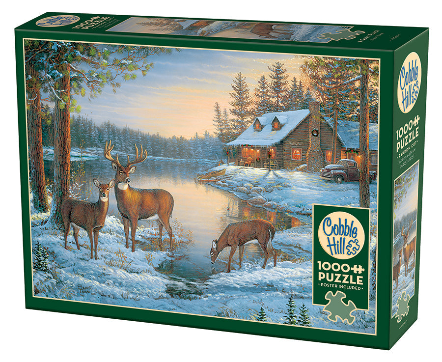 Box, turned left: A Quiet Place – 1000 Piece Jigsaw Puzzle (Cobble Hill)
