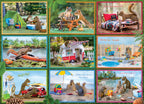 Squirrels on Vacation - 1000 Piece Jigsaw Puzzle by Nancy Rose (Cobble Hill)