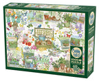 Box, turned left: Herb Garden by Jane Shasky - 1000 Piece Jigsaw Puzzle (Cobble Hill)