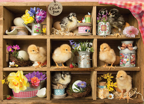 Artwork: Chick Inn – 1000 Piece Jigsaw Puzzle (Cobble Hill)