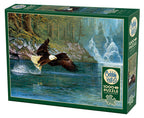 Box, turned left: Fly Fishing – 1000 Piece Jigsaw Puzzle (Cobble Hill)