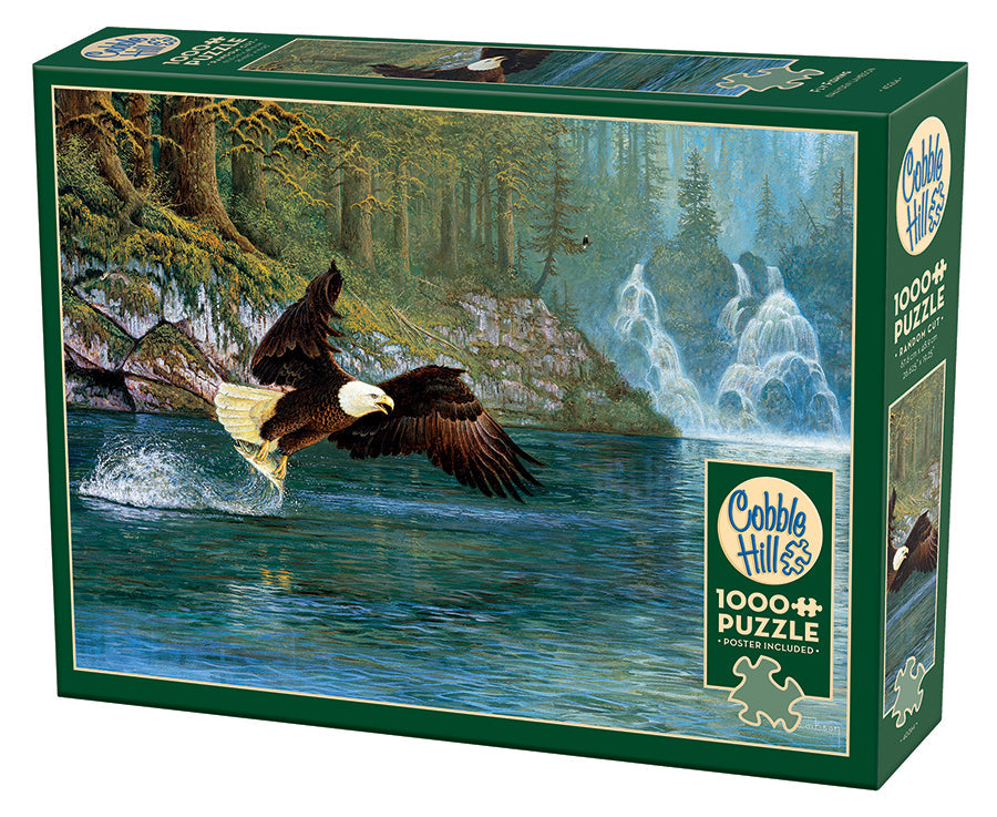 Box, turned left: Fly Fishing – 1000 Piece Jigsaw Puzzle (Cobble Hill)