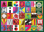 Box, straight on: Found Alphabet – 1000 Piece Jigsaw Puzzle (Cobble Hill)
