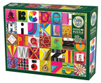 Box, turned left: Found Alphabet – 1000 Piece Jigsaw Puzzle (Cobble Hill)