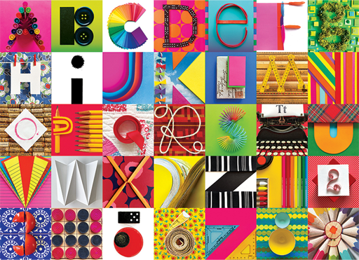 Found Alphabet – 1000 Piece Jigsaw Puzzle (Cobble Hill)