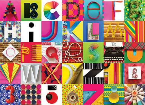 Found Alphabet – 1000 Piece Jigsaw Puzzle (Cobble Hill)