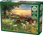 Field at Sunrise – 1000 Piece Jigsaw Puzzle (Cobble Hill)