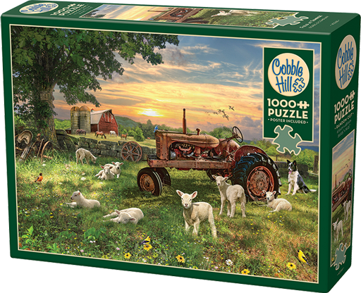 Field at Sunrise – 1000 Piece Jigsaw Puzzle (Cobble Hill)