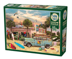 Box, turned left: Surf Shack – 1000 Piece Jigsaw Puzzle (Cobble Hill)