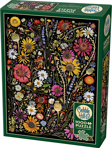 Flower Press Happiness – 1000 Piece Jigsaw Puzzle (Cobble Hill)