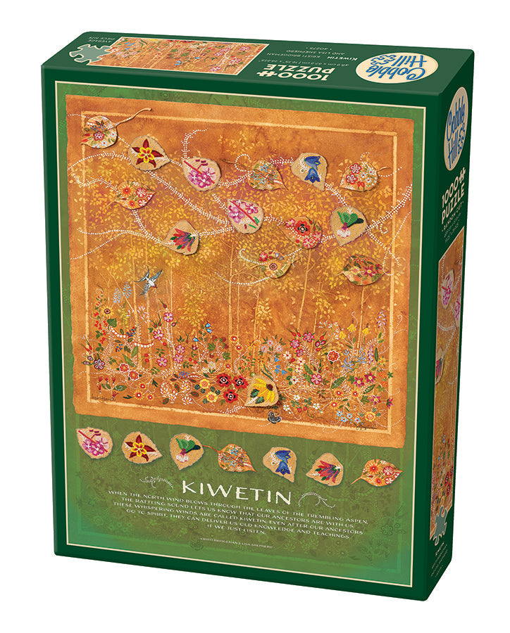 Box, turned left: Kiwetin – 1000 Piece Jigsaw Puzzle (Cobble Hill)