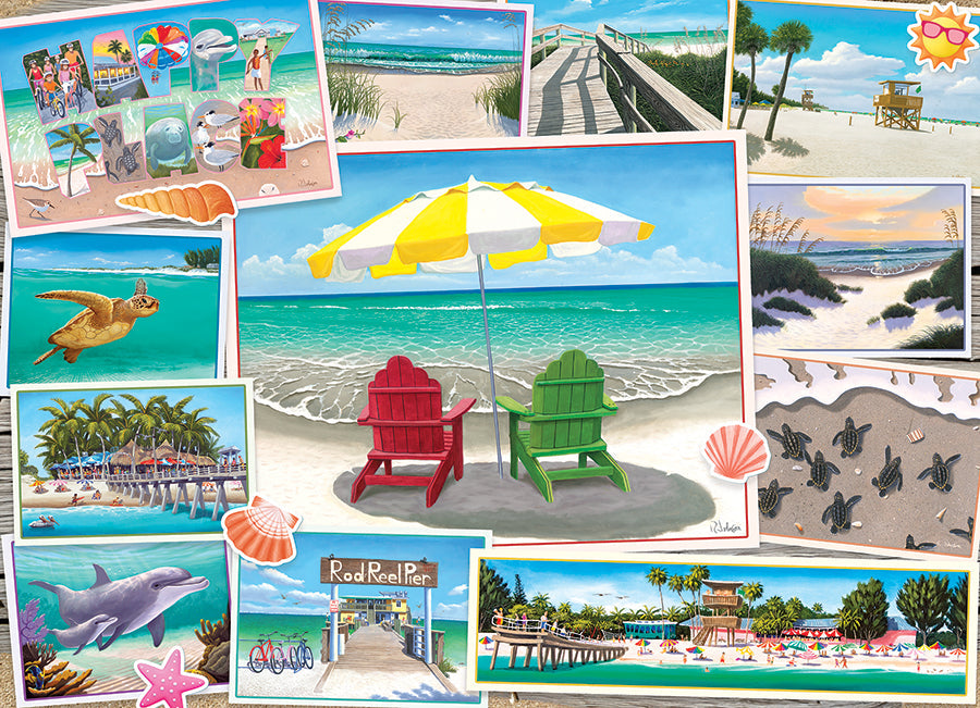 Artwork: Happy Place – 1000 Piece Jigsaw Puzzle (Cobble Hill)