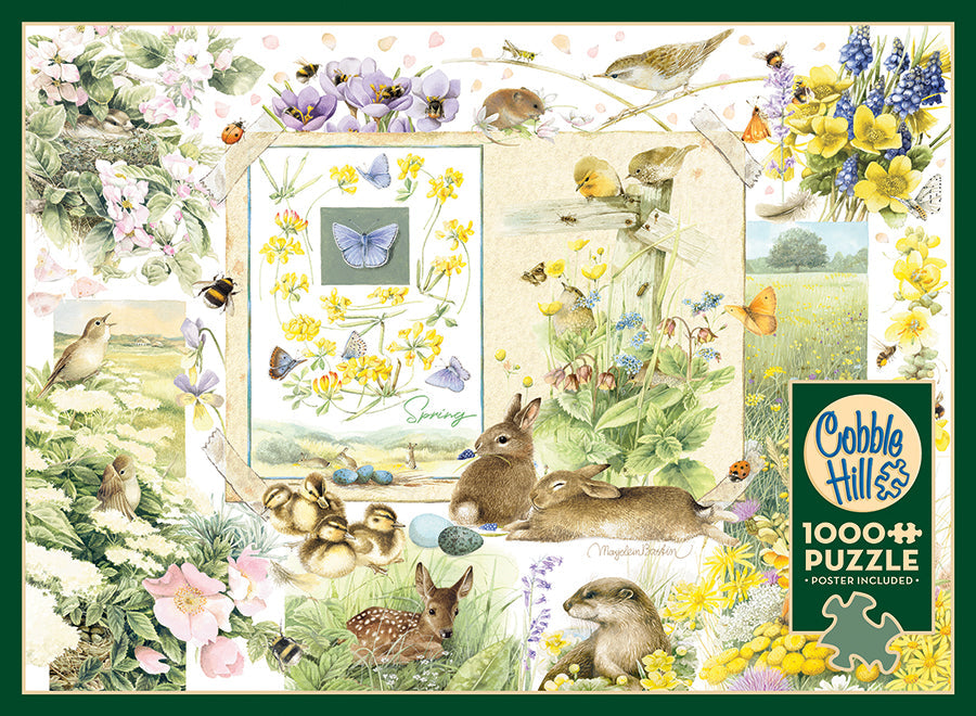 Box, straight on: Nature Journal: Spring – 1000 Piece Jigsaw Puzzle (Cobble Hill)