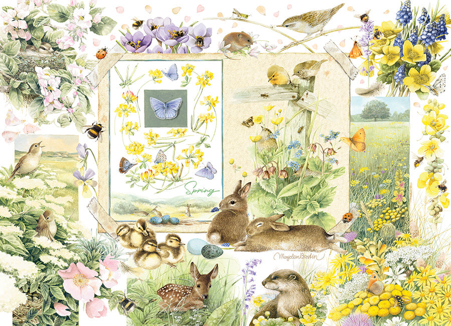 Artwork: Nature Journal: Spring – 1000 Piece Jigsaw Puzzle (Cobble Hill)