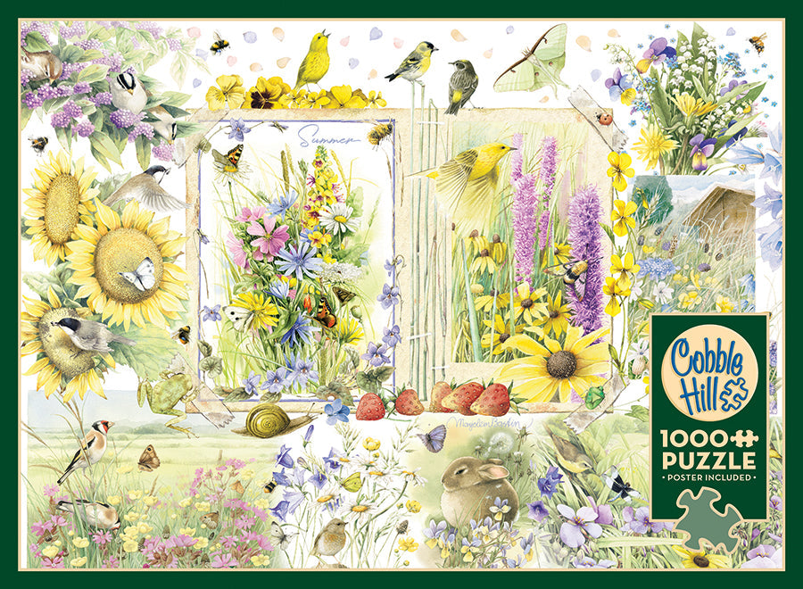 Box, straight on: Nature Journal: Summer – 1000 Piece Jigsaw Puzzle (Cobble Hill)