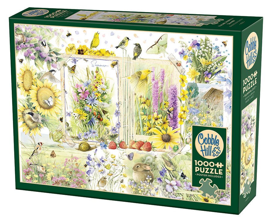 Box, turned left: Nature Journal: Summer – 1000 Piece Jigsaw Puzzle (Cobble Hill)