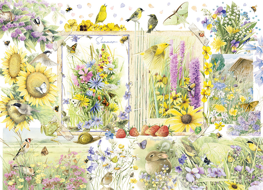 Artwork: Nature Journal: Summer – 1000 Piece Jigsaw Puzzle (Cobble Hill)