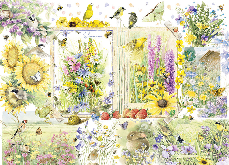 Artwork: Nature Journal: Summer – 1000 Piece Jigsaw Puzzle (Cobble Hill)