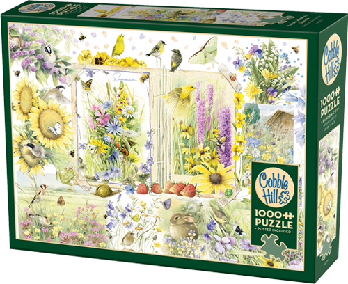 Nature Journal: Summer – 1000 Piece Jigsaw Puzzle (Cobble Hill) - Completed Puzzle