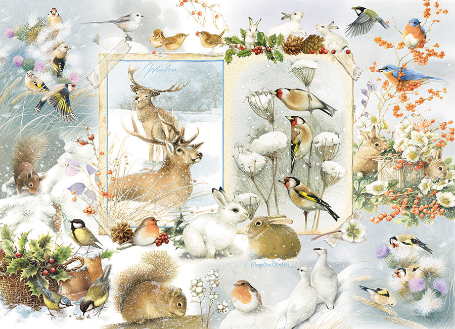 Artwork: Nature Journal: Winter – 1000 Piece Jigsaw Puzzle (Cobble Hill)