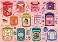 Artwork: Tea Tin Treasures – 1000 Piece Jigsaw Puzzle (Cobble Hill)