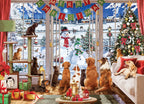 Artwork: Christmas Visitors – 1000 Piece Jigsaw Puzzle (Cobble Hill)