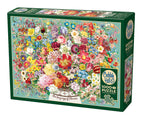 Box, turned left: The Language of Flowers – 1000 Piece Jigsaw Puzzle (Cobble Hill)