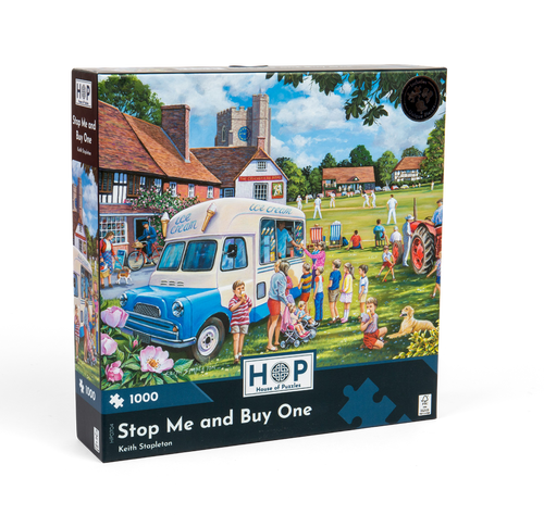 Stop Me and Buy One – 1000 Piece Jigsaw Puzzle (HOP) - Completed Puzzle