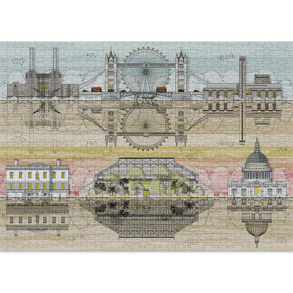 Cloudberries - London - 1000 Piece Jigsaw Puzzle