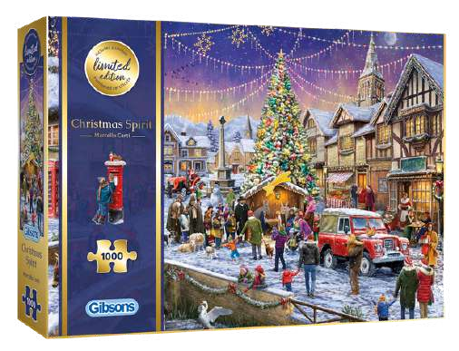 Christmas Spirit (limited edition) – 1000 Piece Jigsaw Puzzle (Gibsons)