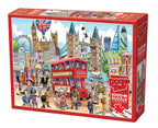 Doodle Town: London - 1000 Piece Jigsaw Puzzle