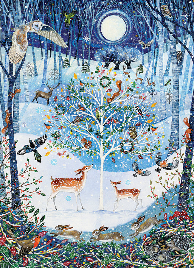 Artwork: Winter Woodland – 500 Piece Jigsaw Puzzle (Cobble Hill)