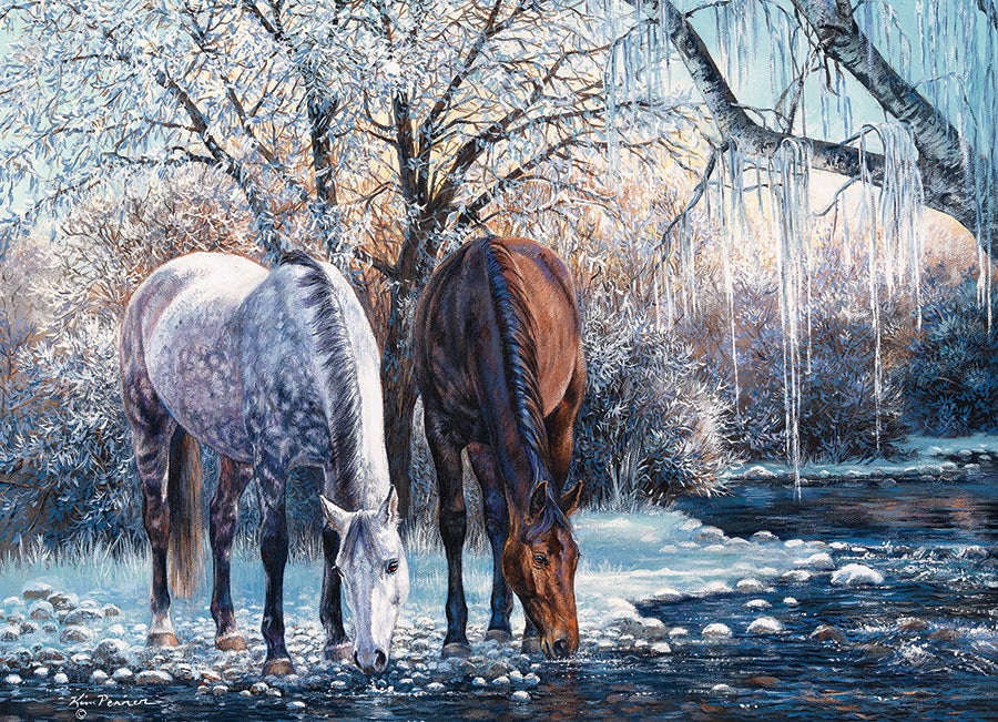 Artwork: Winter's Beauty – 500 Piece Jigsaw Puzzle (Cobble Hill)