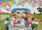 Artwork: Country Truck in Spring – 500 Piece Jigsaw Puzzle (Cobble Hill)